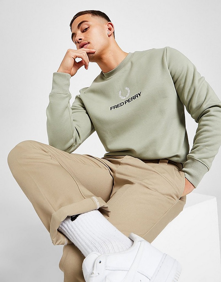 Fred Perry Global Crew Sweatshirt